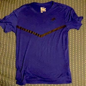 blue nike t-shirt